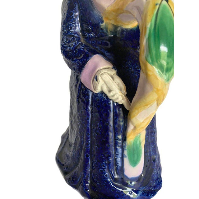 Late 19th Century 1885 English Majolica Mr. Pickwick Large Pitcher For Sale - Image 5 of 7