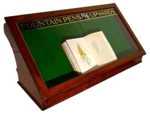 Victorian Stationers, Retail Pen Display Cabinet, 1890s