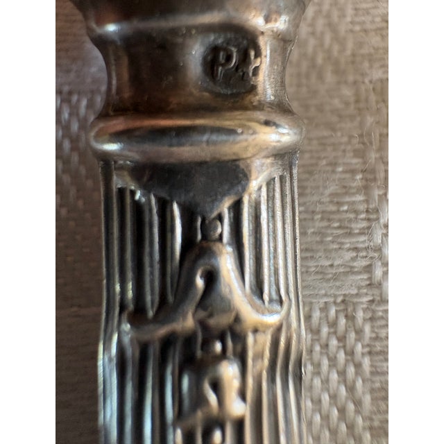 Late 19th Century Sterling Silver Handled Fruit or Dessert Knives - Set of 6 For Sale - Image 13 of 13