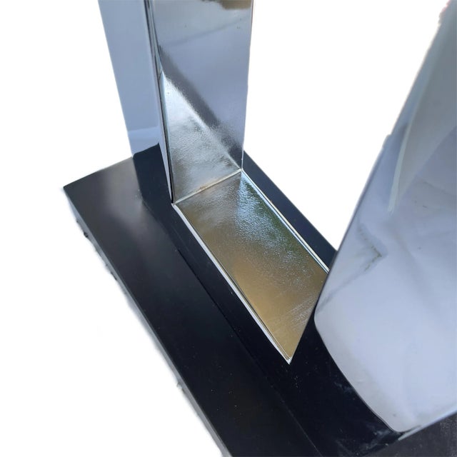 2000 - 2009 21st Century Chrome Table Lamps- a Pair For Sale - Image 5 of 12