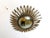 Vintage Brass Sunburst Mirror, 1970s For Sale - Image 6 of 13