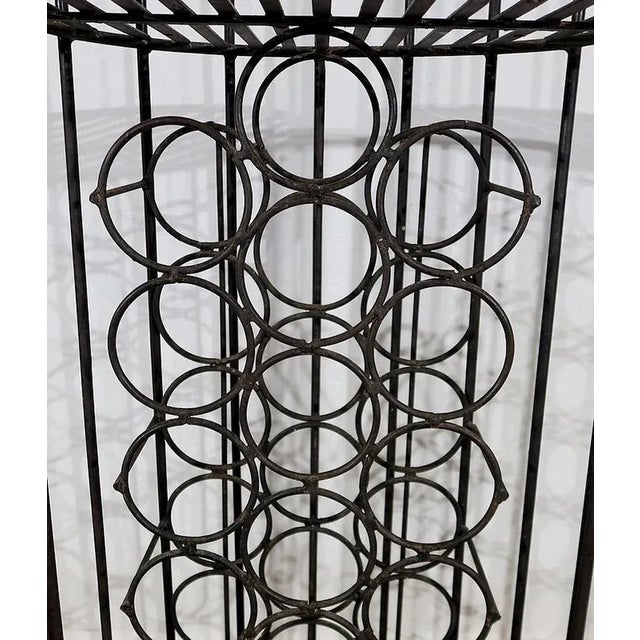 20th Century Kiosk Wrought Iron Wine Bar For Sale - Image 12 of 18