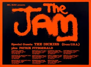 The Jam Original Vintage UK Tour Poster, 1978