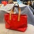 A 2004 Louis Vuitton Red Vernis Patent Leather and Vachetta Reade Hand-Bag For Sale - Image 17 of 18