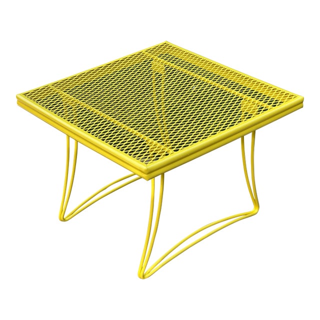 Vintage Homecrest Style Square Side Table For Sale