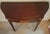 Brown C. 1900 Valiant Furniture Inlaid Mahogany and Satinwood Flip-Top Hepplewhite Gaming Table For Sale - Image 8 of 14
