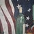 Traditional Mid-Century Patriotic Still Life Oil on Canvas Free Shipping! For Sale - Image 3 of 4