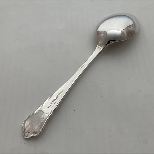 New 1980s Dessert Spoon & Fork, Du Barry - Set of 12 For Sale - Image 18 of 18