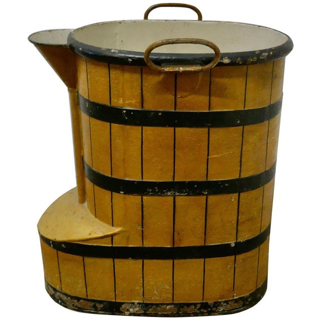 Victorian Painted Toleware Footbath, 1850s For Sale - Image 6 of 6