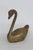 Mid-Century Modern Solid Brass Swan Figurine Mid Century Modern Style Small Decorative Bird 5093b For Sale - Image 3 of 11
