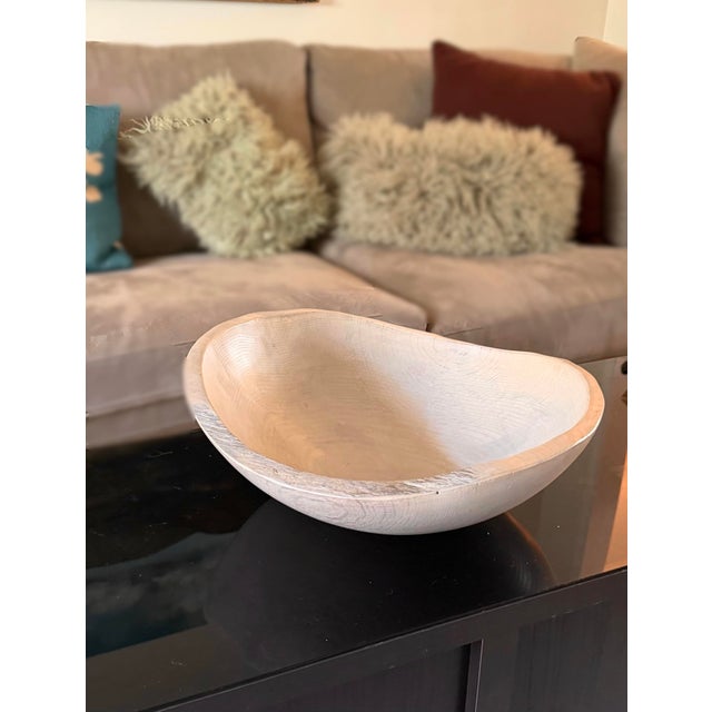 Spencer Peterman Large Driftwood Oak Wooden Bowl 15” Perfect condition! Driftwood oak wooden bowls carry the look of...