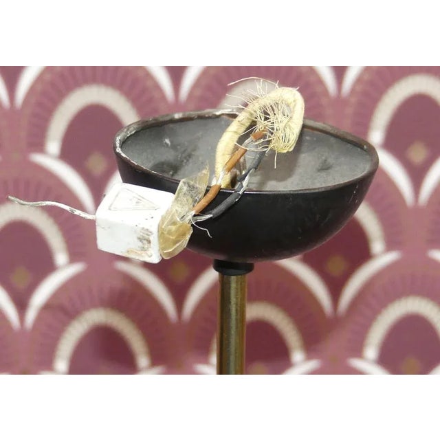 Metal Ceiling Lamp in Glass, 1950s For Sale - Image 7 of 8