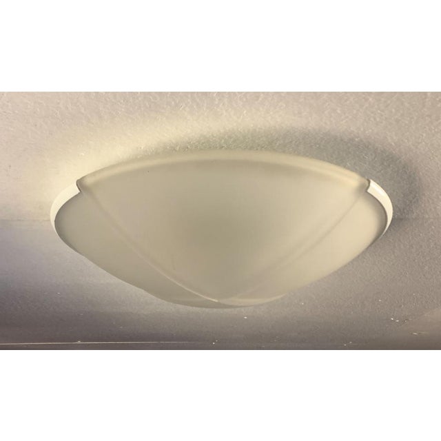 Postmodern Spanish Glass Ceiling Lamp from Milan Iluminación, 1980s For Sale - Image 18 of 18