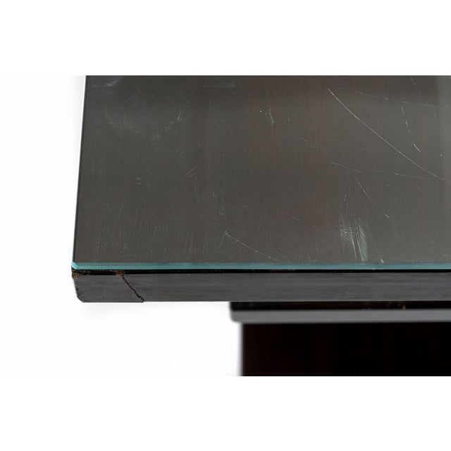 Postmodern Italian Rosewood and Metal Writing Desk by Abbondinterni, 1970s For Sale - Image 16 of 18