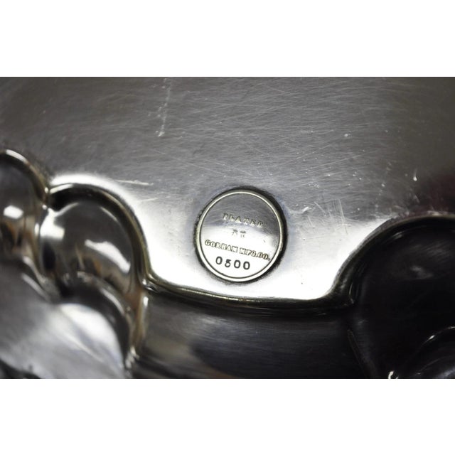 Antique Gorham English Victorian Silver Plated Scalloped Serving Platter Tray For Sale - Image 15 of 18