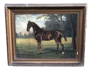 Timothy B Whitby, Red Knight, 1916, Oil on Canvas, Framed