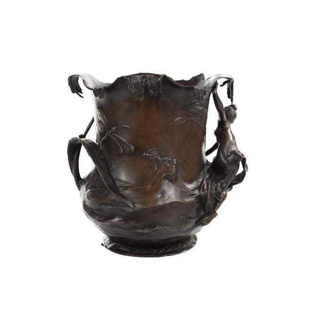 Art Nouveau Antique Bronze/Copper Vase Chairish