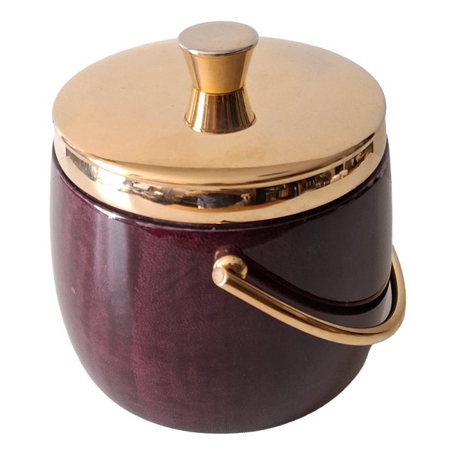 Mid-Century Ice Bucket Model No. 950 by Aldo Tura, Italy, 1960s For Sale