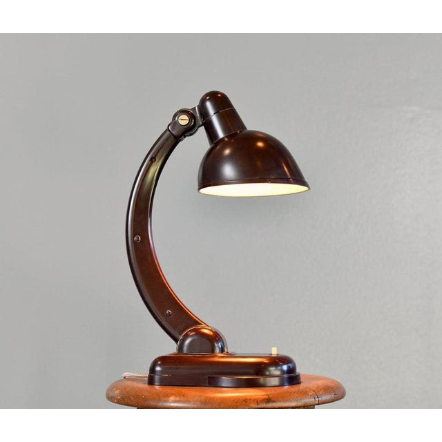 Bauhaus Table Lamp by H. Römmler Stotz, 1930s For Sale - Image 6 of 8