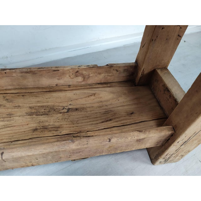 Vintage Beech Worktable, 1920s For Sale - Image 9 of 18