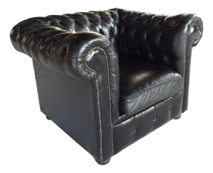 Chesterfield Club Chair in Leather