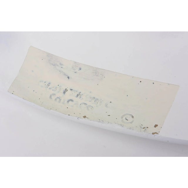 Vintage 1960's White Resin and Plaster Face Wall Sculpture For Sale - Image 10 of 11