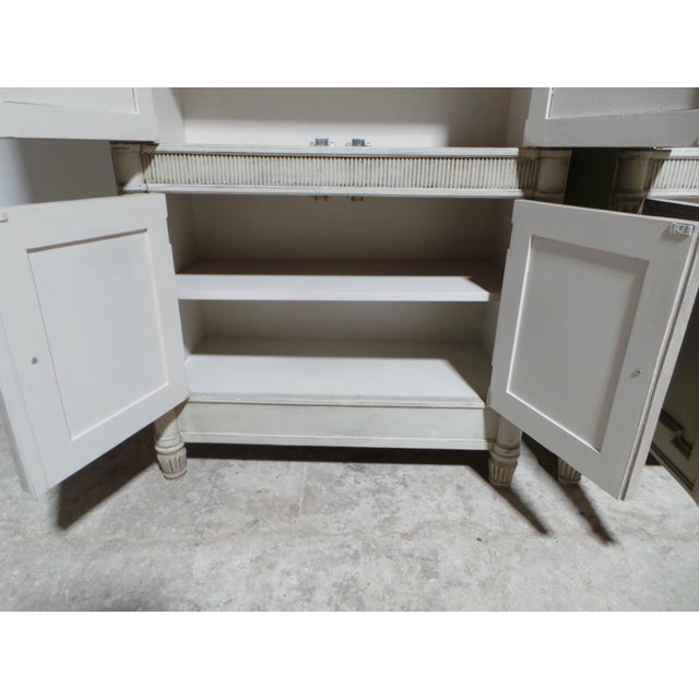 1950s Gustavian Style Wardrobe For Sale - Image 5 of 14
