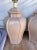 Ceramic Vintage Pair of Taupe/Nude Ginger Jar Table Lamps For Sale - Image 7 of 11