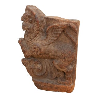 Striking Antique Yali Architectural Corbel For Sale