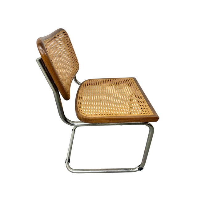 Chrome Vintage Italian Modern Cesca Dining Chairs - Set of 4 For Sale - Image 8 of 12