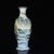 Late 20th Century Vintage Chinese Enameled "Landscape" Vase With Turquoise Base, "Qianlong" Mark - 623g For Sale - Image 5 of 9