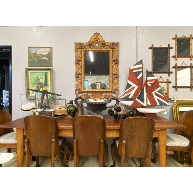 Italian Hand-Carved Rococo Style Mirror For Sale - Image 10 of 10