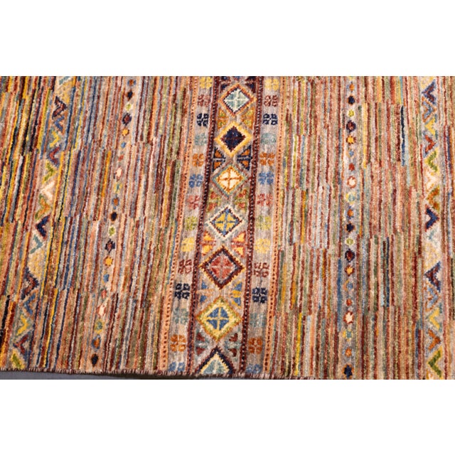 Contemporary Gabbeh Rug 6'9'' X 9'9'' For Sale - Image 10 of 11
