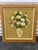 Late 20th Century Vintage Floral Crewel Embroidery Wall Art With Burlap Border For Sale - Image 5 of 11