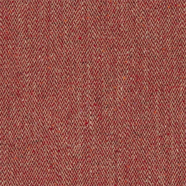Morris & Co Brunswick Fabric in Carmine For Sale