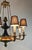 Large Italian Empire Style Chandelier with Tôle and Gilt Bronze Details, 1940s For Sale - Image 4 of 17