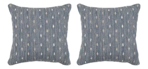 Drip Denim 20x20 Pillow, A Pair