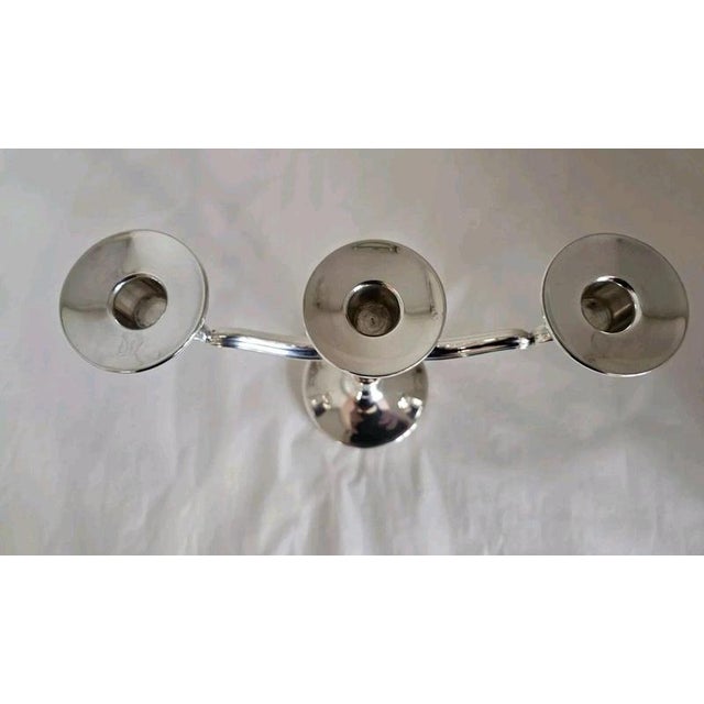 Sterling Silver Candelabra from Barker Ellis & Co., Birmingham, 1988 For Sale - Image 13 of 18