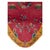 Art Deco Galerie Shabab Collection Oval Mid-20th Century Handmade Chinese Art Deco Accent Rug in Red and Goldenrod For Sale - Image 3 of 9