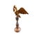 Wood European Carved Wood Bird Sculpture on Finial 12.25" H For Sale - Image 7 of 8