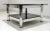 Metal Vintage Italian Aluminum and Glass Coffee Table, 1970s For Sale - Image 7 of 9