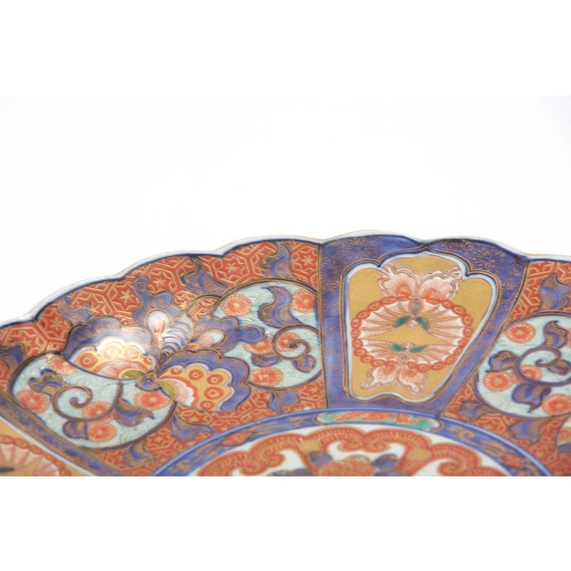 Asian Late 19th Century Imari Porcelain Charger Wall Decoration / Centerpiece For Sale - Image 3 of 13