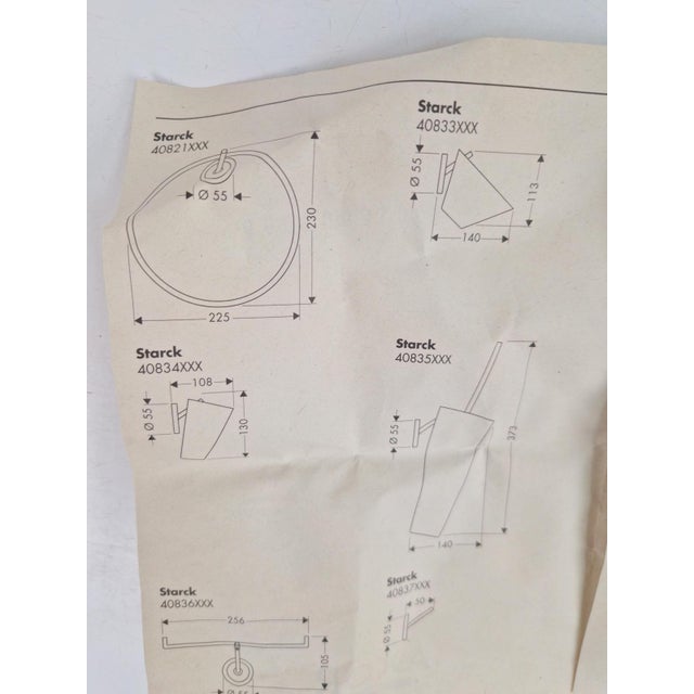 Axor Hanging Soap Dish with Hook by Philippe Starck for Hans Grohe, 1990s, Set of 2 For Sale - Image 10 of 12