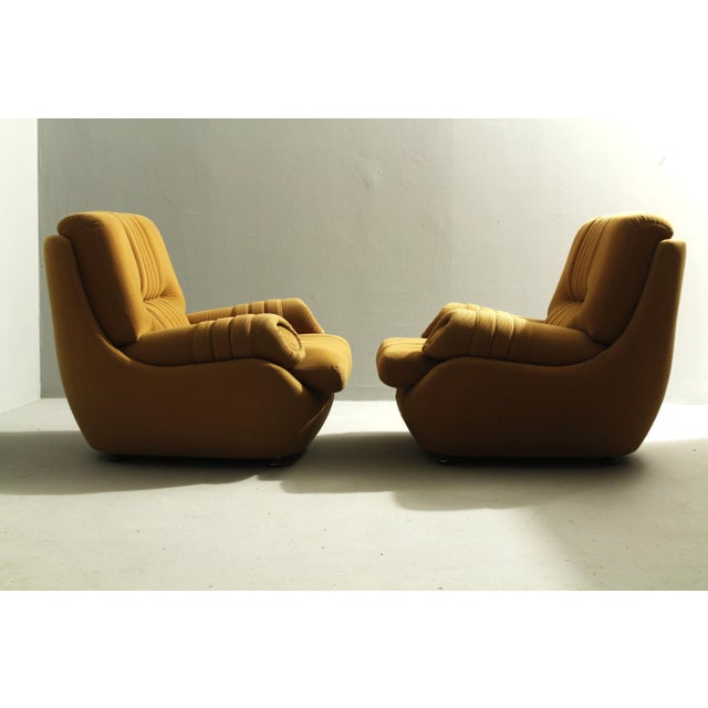 Mid-Century Modern Space Age No. 23 Lounge Chair from Jitona, 1970s, Set of 2 For Sale - Image 3 of 14
