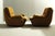 Mid-Century Modern Space Age No. 23 Lounge Chair from Jitona, 1970s, Set of 2 For Sale - Image 3 of 14