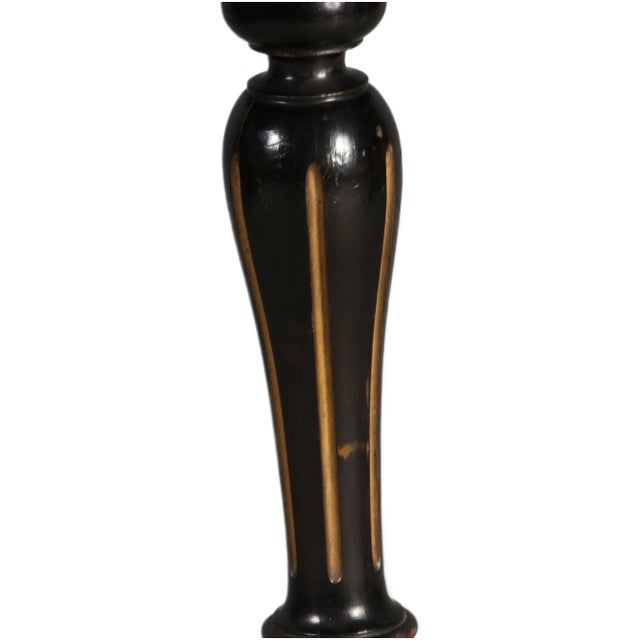 Baroque Small Antique Flower Side Table, 19th Century For Sale - Image 3 of 12