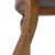 Vintage Neoclassical Revival Lyre Arm Wood Settee Bench For Sale - Image 9 of 10
