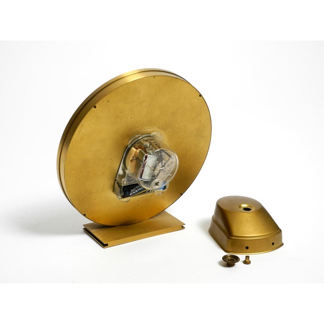 Vintage Brass Table Clock by Kienzle, 1960s For Sale - Image 6 of 15