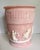 1970s Pink Neoclassical Roman Relief Cachepot Planter, Attributed to Incolay For Sale In Los Angeles - Image 6 of 11
