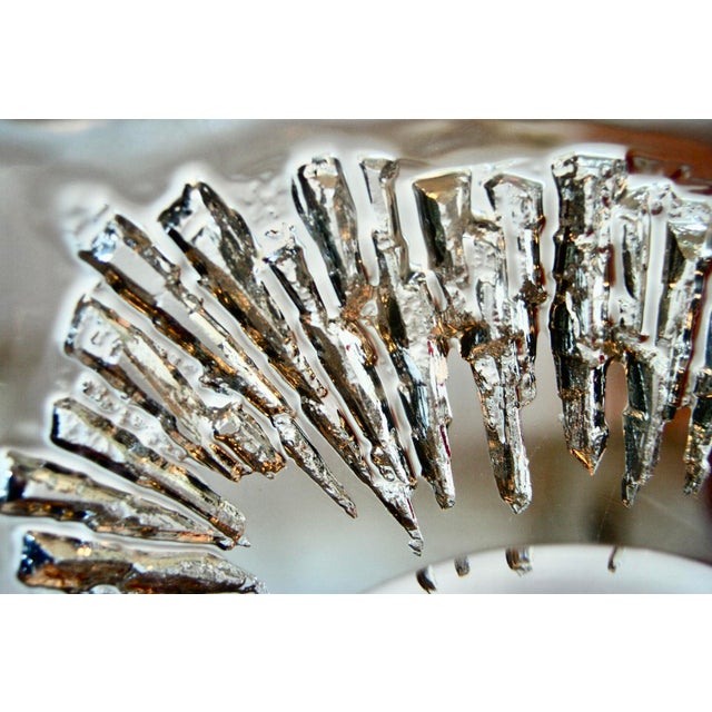 Crystal Table Clock from Daum, France, 1960s For Sale - Image 3 of 11
